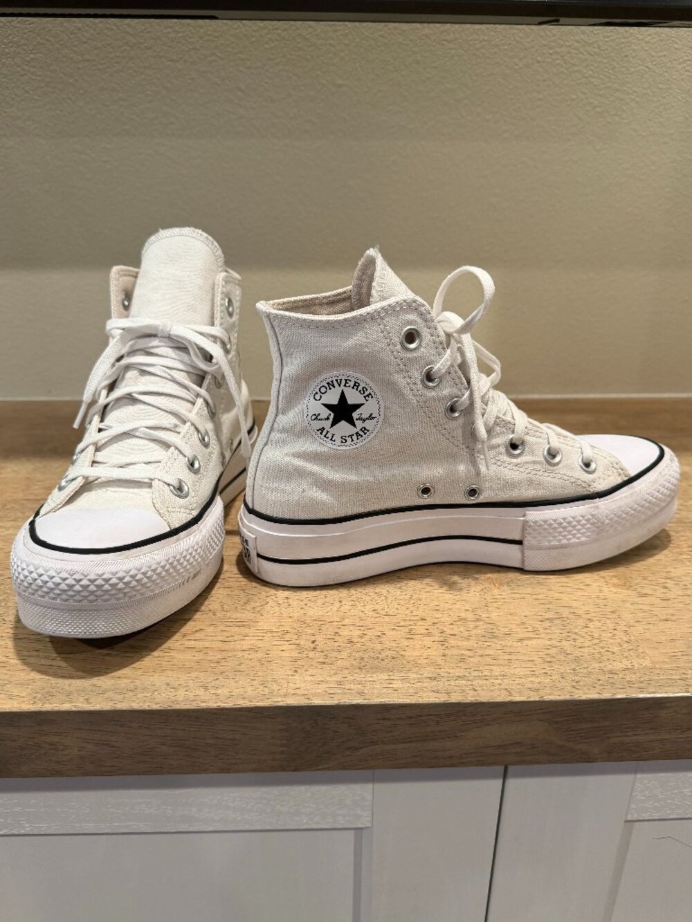 Converse Chuck Taylor All Star Move Platform High Top White Women’s Size 6 - Picture 3 of 9